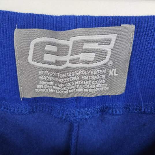 e5 Blue KU Sweatpants image number 3