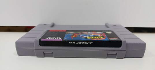 Nickelodeon GUTS Video Game on Super Nintendo Entertainment System w/Box image number 6