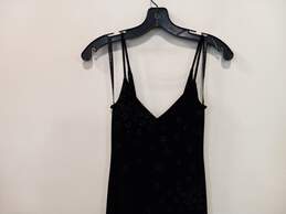 Womens Black Floral Sleeveless V Neck Casual A Line Dress Size Small alternative image