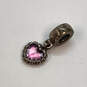 Designer Pandora Sterling Silver 925 ALE Pink Enamel Heart Charm image number 2