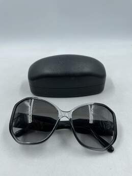 Salvatore Ferragamo Gradient Black Oversized Sunglasses