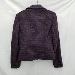 Dana Buchman Purple zipper Jacket alternative image