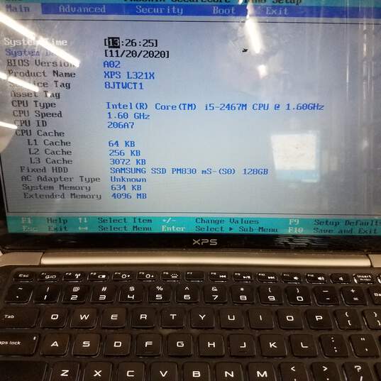 Dell XPS Notebook Intel Core i5@1.6GHz Memory 4GB Screen 13in image number 2
