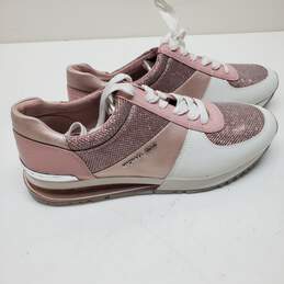 Michael Kors Women's Pink Sparkle Walking Casual Shoes Size 10M alternative image
