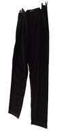 Womens Black Corduroy Elastic Waist Straight Leg Casual Chino Pants Size 4 image number 3