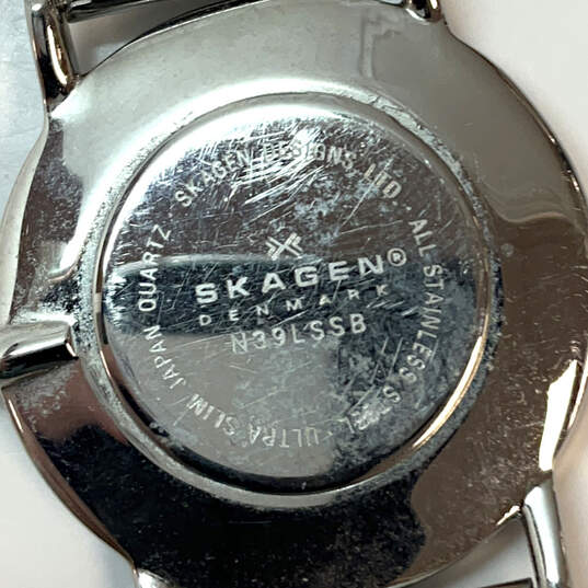 Designer Skagen 39LSSB Adjustable Chain Strap Round Dial Analog Wristwatch image number 5