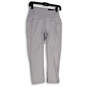 NWT Womens Gray High-Waisted Stretch Pull-On Capri Leggings Size Medium image number 1