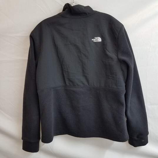 The North Face women's black soft shell fleece hybrid jacket XL image number 4