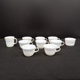 Set of Ten Pyrex Coffee Cups alternative image