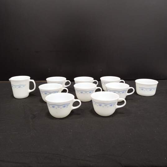 Set of Ten Pyrex Coffee Cups image number 2