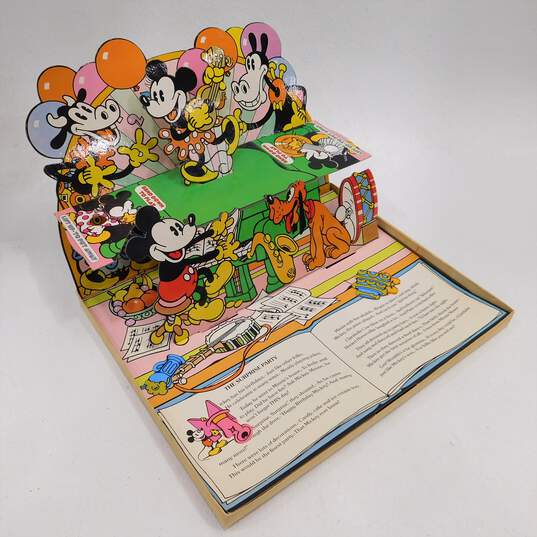 1974 Walt Disney Mickey Mouse Pop Up Play Set Colorforms Activity Toy 4100 image number 2