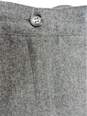 Vintage Gucci Women's Grey Wool High-Rise Pleated Trousers Size 42 W/COA image number 4