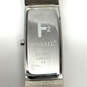 Designer Fossil F2 ES-9060 Silver-Tone Rectangle Shape Analog Wristwatch image number 4