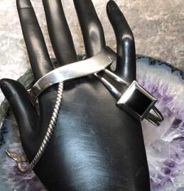 Bundle of 3 Sterling Silver Cuff Bracelets alternative image