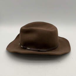 Mens WPL4384 Brown Wool Outback Crushable Cowboy Hat Size X-Large alternative image