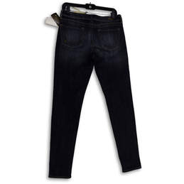 NWT Womens Blue Denim Medium Wash Five Pocket Design Skinny Jeans Size 4 alternative image