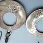 925 Mexico Sterling Silver Dangle Earrings w/ Enamel image number 5