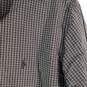Mens Check Classic Fit Long Sleeve Collared Button-Up Shirt Size Large image number 3