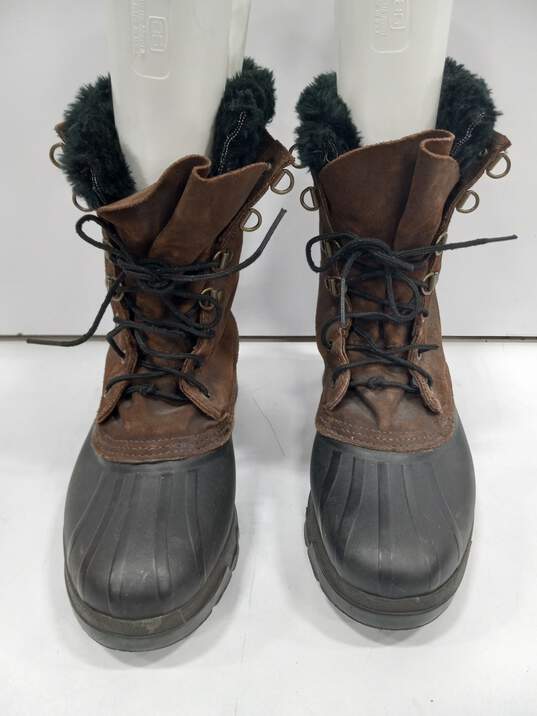 Sorel Men's 10" Rubber Toe Duck/Work/Hunting/Winter Boots Size image number 1