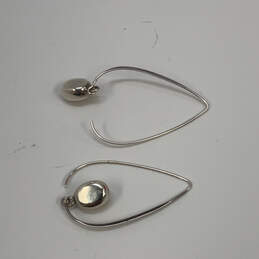 Designer Silpada 925 Sterling Silver Round Cube Threader Drop Earrings alternative image