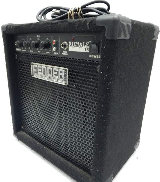Fender Brand Rumble 15 Model Bass Amplifier w/ Power Cable image number 3