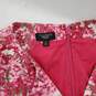 Talbots Petites Pink Sleeveless Zip Back Floral Dress Size 4P image number 3
