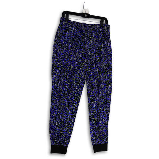 Womens Multicolor Spotted Elastic Waist Pull-On Jogger Pants Size Large image number 1