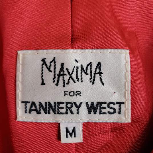Maxima For Tannery West Women Red Jacket M image number 3