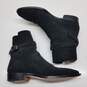 Suede Leather Pointy toe Chelsea Boots Men's Size 7 image number 3