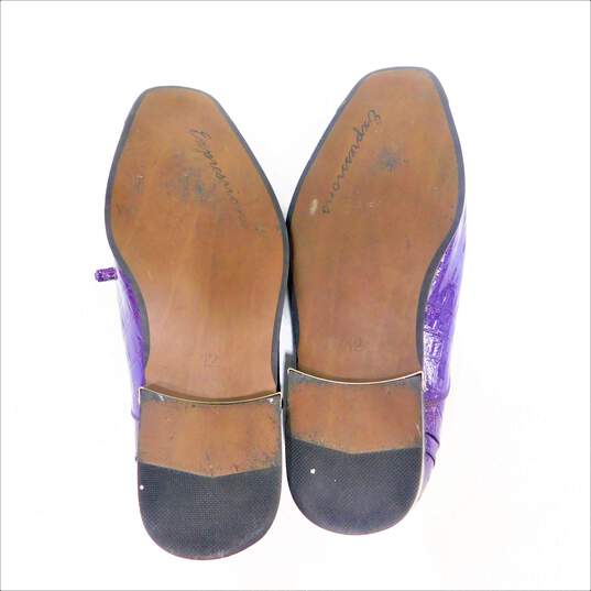 Expressions by RC Shoes Purple Dress Shoes Size 12 image number 5