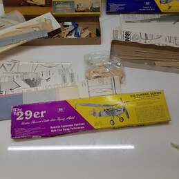 Mixed Lot Wood & Paper Airplane Model Kits - Parts/Repair alternative image