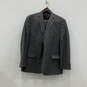 Mens Gray Notch Lapel Long Sleeve Blazer & Pants 2 Piece Sets Size 48R image number 6
