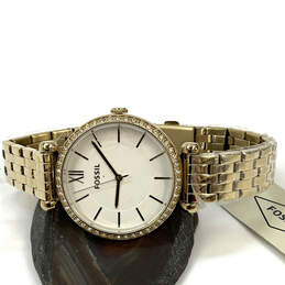 Designer Fossil BQ3498 Gold-Tone Tillie Three-Hand Analog Wristwatch