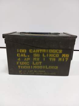 Green Ammo Cartridge Box