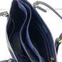 Tory Burch Saffiano Leather Tote Navy image number 4