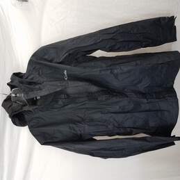 Columbia Black Nylon/Polyester Size S Rain Jacket