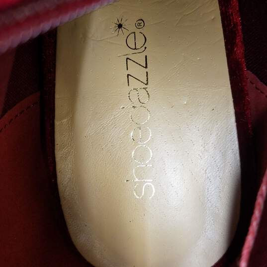 ShoeDazzle Aurore Heeled Boot Bordeaux 8.5 image number 9