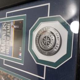 Ken Griffey Jr Mariners Hall of Fame Photo and Coin. alternative image