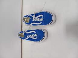 Men Blue Vans Skateboard Shoes Size Men's 6.5 Women's 8