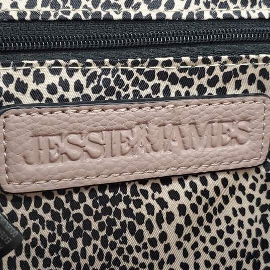 Jessica James Light Mauve Faux Leather Large Crossbody Handbag image number 7
