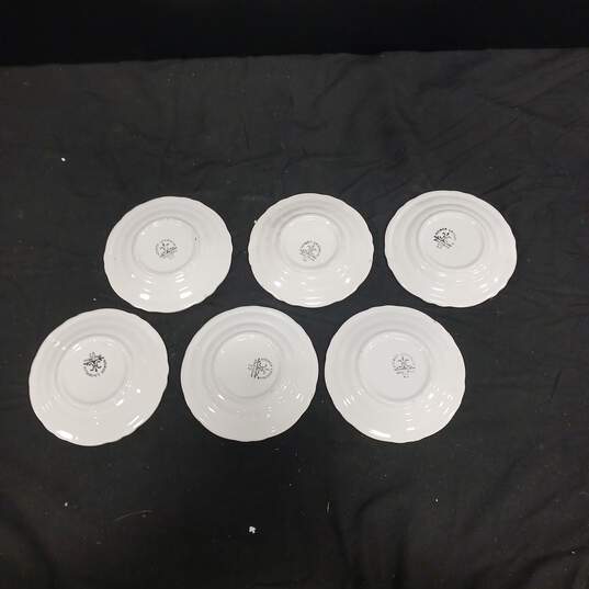 6 Piece Set of Homer Laughlin Best China Plates image number 2