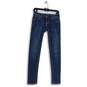 Womens Blue Denim Medium Wash 5-Pocket Design Skinny Jeans Size 25 image number 1