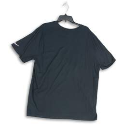 Nike Mens Black Dri-Fit Graphic Print Short Sleeve Pullover T-Shirt Size XXL alternative image