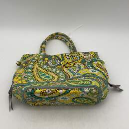 Vera Bradley Womens Multicolor Floral Side Zipper Pocket Tote Handbag Purse alternative image