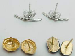 14K Gold Earring Variety Lot 2.1g alternative image