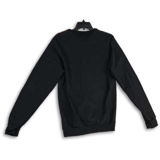 Mens Black Soccer Tape Tango Logo Long Sleeve Pullover Sweatshirt Size M image number 2