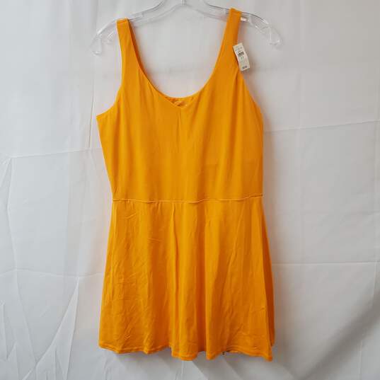 Offline by Aerie Nylon Athletic Orange Romper Size XL image number 1