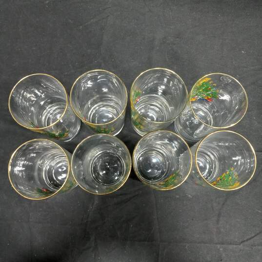 Set of 8 Vintage Spode Holiday Drinking Glasses image number 4