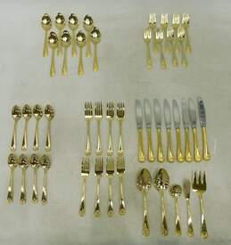 1847 Rogers Bros Gold Plated 45 Piece Flatware Set