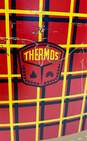 Vintage Thermos Brand Oval Cooler-Plaid Red, Yellow image number 7
